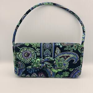 Vera Bradley Blue Rhapsody Retired ~ Paisley Women’s Shoulder Purse NWOT